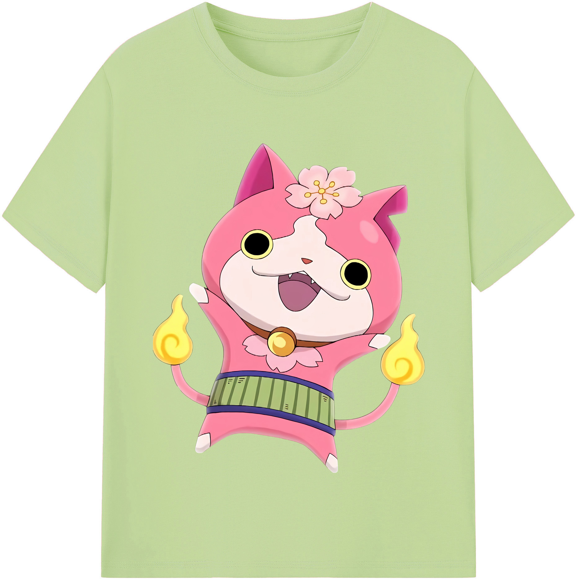 （画像用） 妖怪ウォッチ Yo-kai Watch 綿100％半袖Tシャツ（フロントプリント）